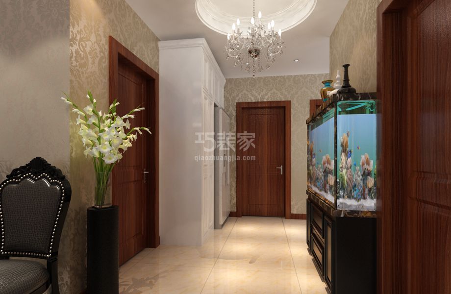 -王家峰137平米欧式风格