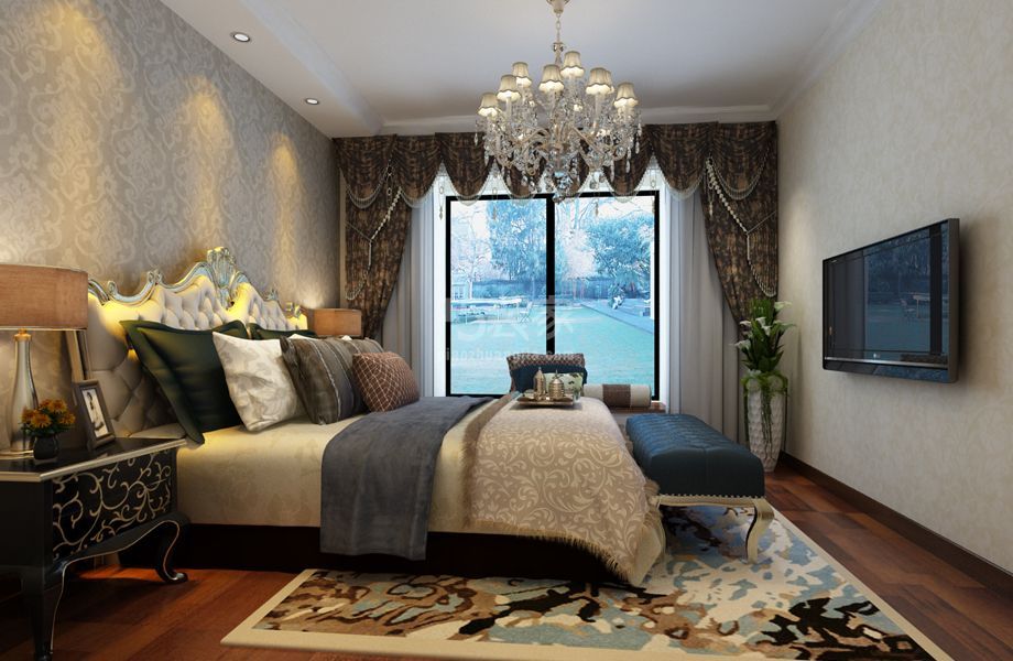 -王家峰137平米欧式风格