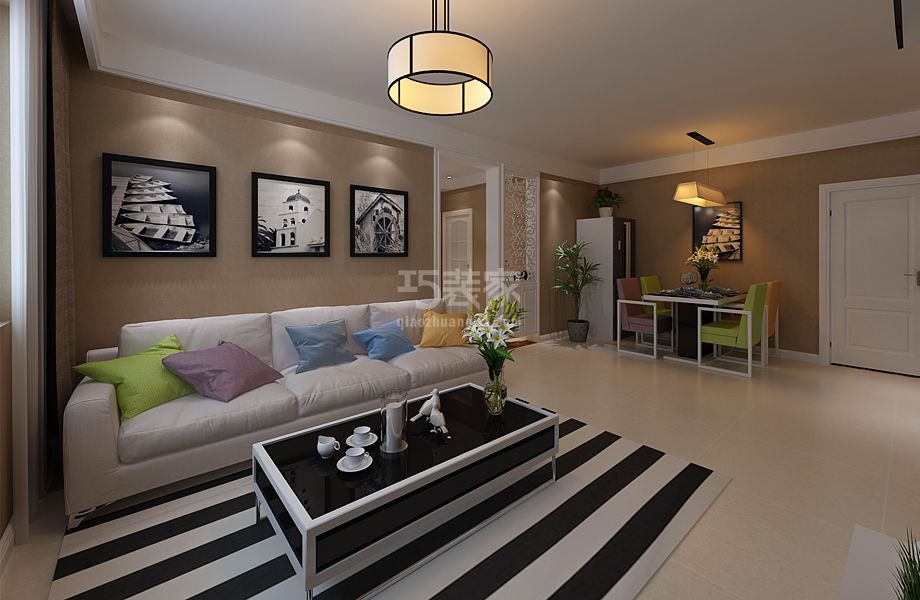 -坤泽十里城114平装修雅居图